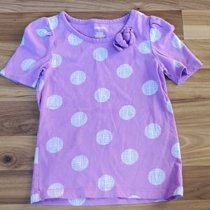 💥 4/$18 Gymboree SS Tee Purple & White